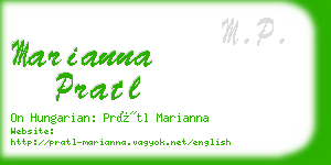 marianna pratl business card